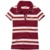 Southside Piped Striped Polo (สีแดง)