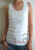 Soft Flower Tank Top White