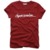 Script glitter tee /Red