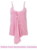 Button Front Asymmetric Camisole/Pink