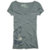 Woods Cove Butterfly V-Neck/Gray