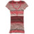 Seaside Reef Striped Henley/Red