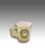 6 oz. Paper Cup with Handle - Coffee Gold (2, 000 ใบ)