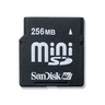 SANDISK MINI SECURE DIGITAL CARD (256 MB)
