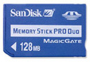 SANDISK MEMORY STICK PRO DUO (128 MB)
