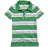 HOLLISTER Southside Block Stripe Polo (สีเขียว)