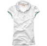 HOLLISTER Shelter Islands Piped Polo (สีขาว)