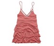 HOLLISTER Mandalay Embellished Tiered Tank (สีชมพู)