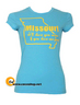 FOREVER 21 Missouri Tee Shirt (สีฟ้า)