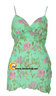 FOREVER 21 Floral Crinkled Chiffon Cami (สีเขียว)