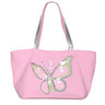 WETSEAL Canvas Butterfly Tote (สีชมพู)