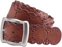 FOSSIL Scalloped Perforated (สีน้ำตาล)