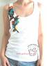 ZARA Colorful Flower Tank Top-White