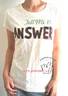 ZARA Tell Me The ANSWER T-Shirt (สีขาว)