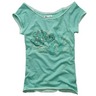 ABERCROMBIE Hope lily tee /Green