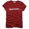 ABERCROMBIE Script glitter tee /Red