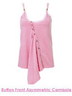 TOPSHOP Button Front Asymmetric Camisole/Pink