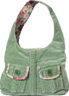 AEROPOSTALE Velveteen Sack with Front Pockets/Green