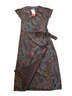 H&M long dress deep brown