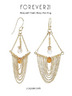FOREVER 21 Draped Chain Drop Earring