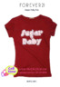 FOREVER 21 Sugar Baby Teeสี Burgandy