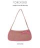 FOREVER 21 Ladylike Tweed Shoulder Bag/Pink