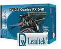 LEADTEK Winfast QUADDRA FX540 128 MB 16X PCI Express 128 bit HDTV