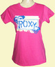 NO BRAND เสื้อยืดสีบานเย็น สกีนลาย Roxy