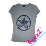 GUESS Guess Jeans Tee สกรีนสักหราดสีน้ำเงิน