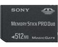 SONY Memory Stick Pro Duo 512 MB