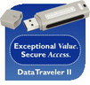KINGSTON DataTraveler II (DTII) USB2.0 Flash drive 512 MB - High Speed