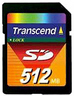 TRANSCEND SD CARD 512 MB (45X)