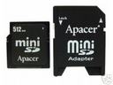 APACER MINI SD CARD (512 MB)