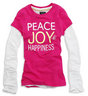 AMERICAN EAGLE AE Peace Joy Happiness T