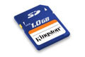 KINGSTON Secure Digital Flash Memory Card 1GB
