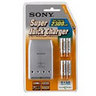SONY Super Quick Charger + AAx4 (BCG34HE4)