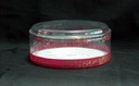 COOKIE PLASTIC BOX Cookie Plastic Box (140x50mm) - Red Gold