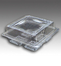 PLASTIC BOX กล่องพลาสติกใส PET E-04/4ช่องใส(2400)