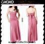 XOXO XOXO09- Tube Sheer Glitter Roushed Long Dress