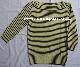 TOPSHOP Boatneck Knittop yellow-black strip size 8 or 36