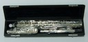 ZEFF FLUTE 17 OPEN HOLES WITH E MECHANISM - SILVE PLATED