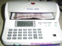 TAIKE-2068 เครื่องตรวจธนบัตรปลอมตรวจได้อย่างมีประสิทธิภาพถ้าเจอธนบัตรปลอมไม่มีเสียงร้องเตือนเปลี่ยนได้