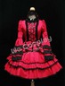 wecosplay Gothic Lolita Dress เดรสโกธิคโลลิต้า สีดำแดง สวยหรูเลิศมีสไตล์